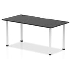 Office furniture impulse-black-series-straight-table Dynamic  Black 160 Wide