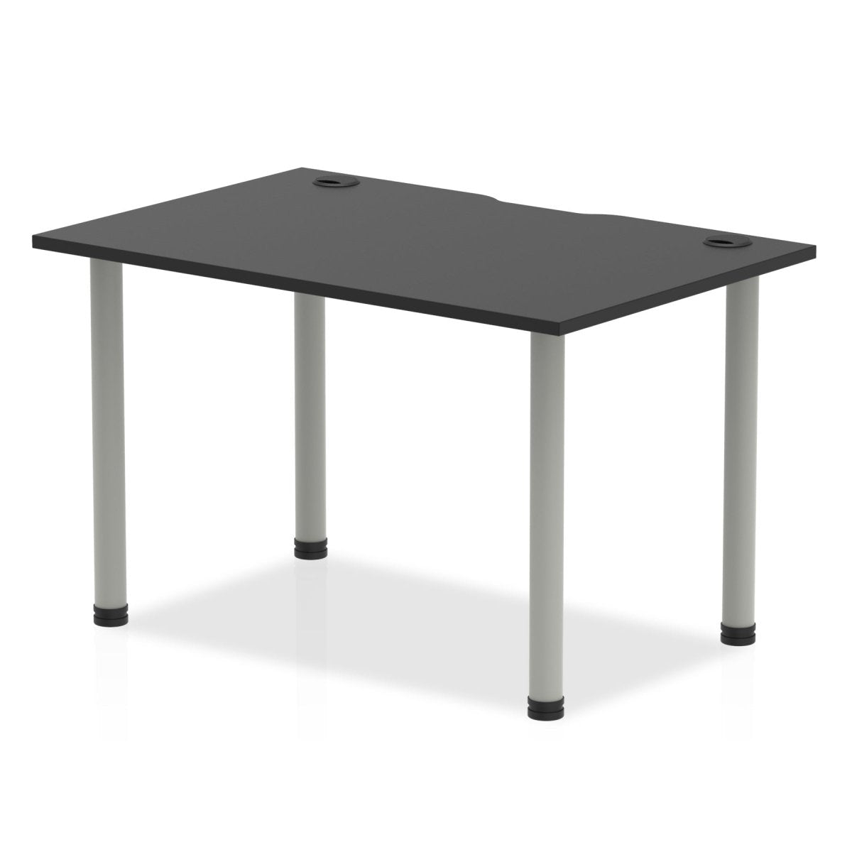 Office furniture impulse-black-series-straight-table Dynamic  Black 120 Wide