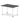 Office Table Impulse Straight Black Series by Dynamic Black 120 Wide