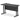 Office Desk Impulse Black Series 120mm Slimline Desk Cantilever Leg  Colour Black 