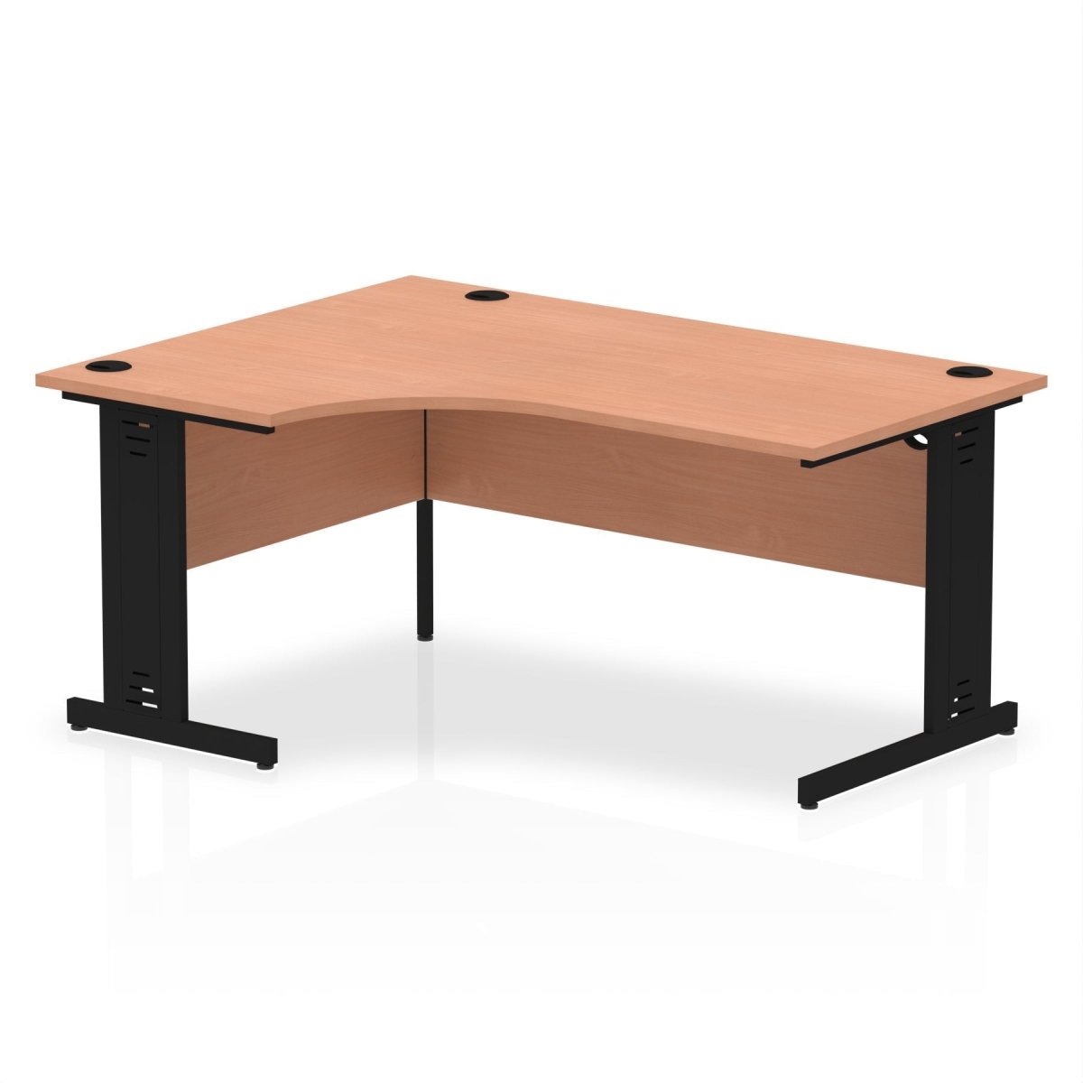 Office furniture impulse-160mm-left-crescent-desk-cable-managed-leg Dynamic   Colour  