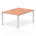 Office Desk Impulse  B2B 2 Person Bench Desk Beech Desk Colour 120 Wide