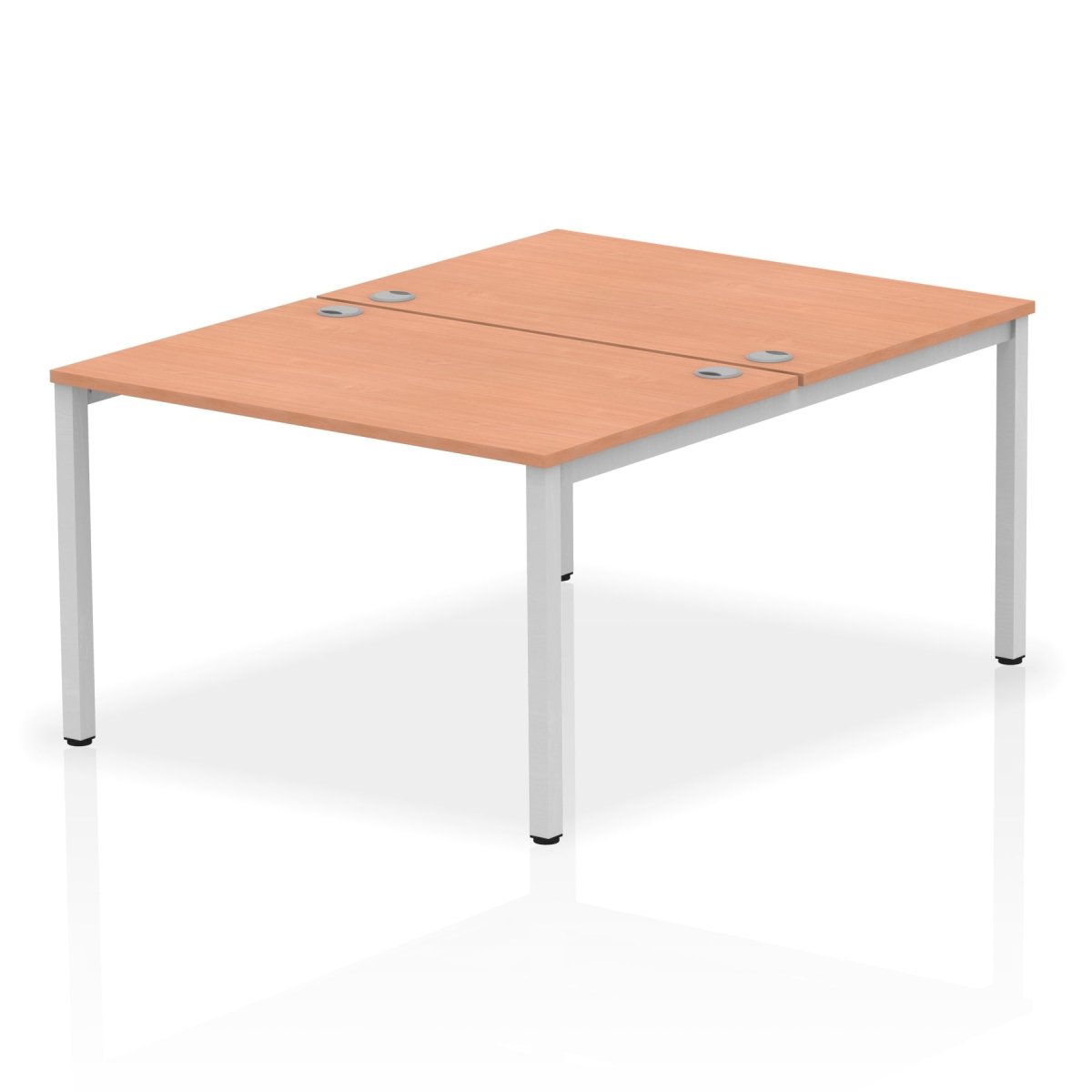 Office Desk Impulse  B2B 2 Person Bench Desk Beech Desk Colour 120 Wide