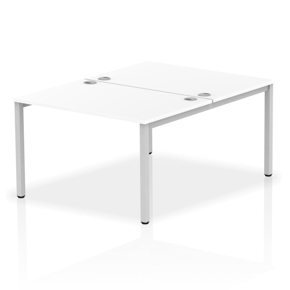 Office furniture impulse-b2b-2-person-bench-desk Dynamic  Walnut Desk Colour 120 Wide