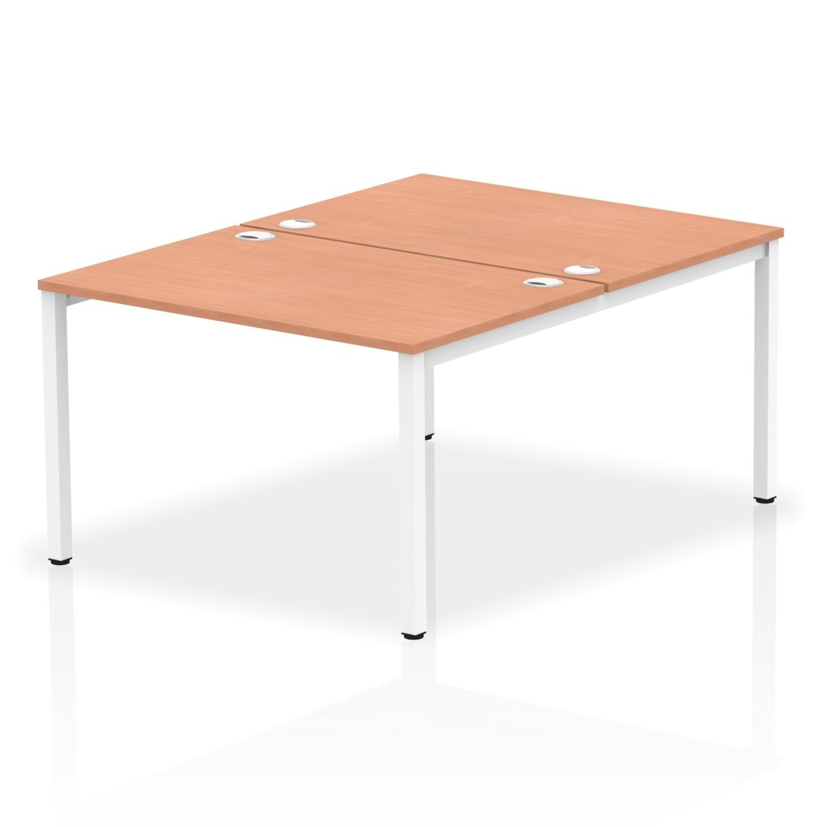Office furniture impulse-b2b-2-person-bench-desk Dynamic  White Desk Colour 120 Wide