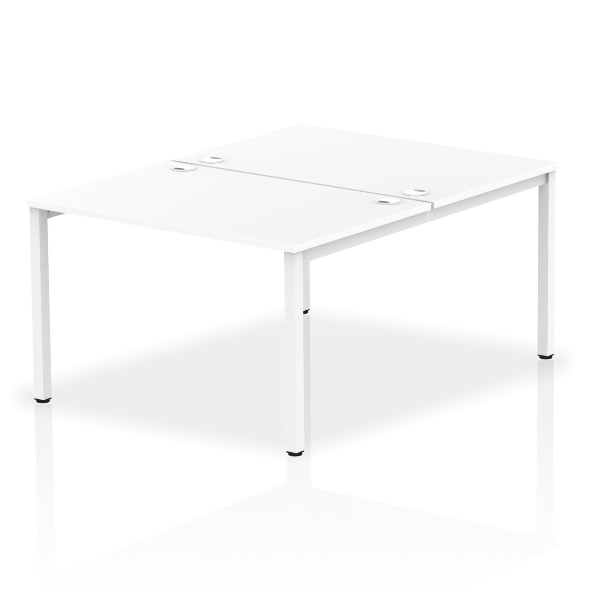 Office furniture impulse-b2b-2-person-bench-desk Dynamic  Walnut Desk Colour 120 Wide