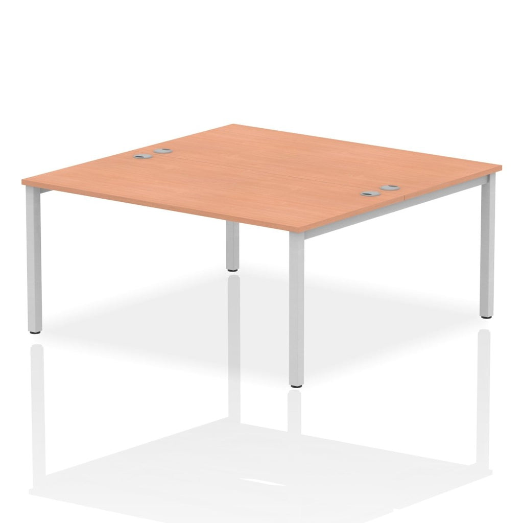 Office furniture impulse-b2b-2-person-bench-desk Dynamic  White Desk Colour 120 Wide
