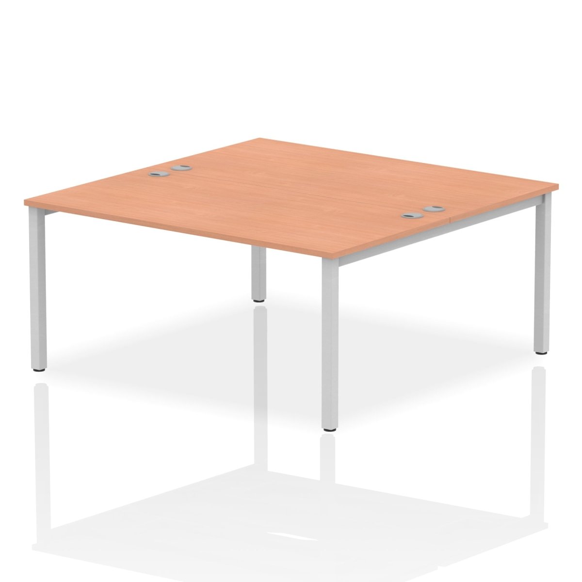 Office furniture impulse-b2b-2-person-bench-desk Dynamic  White Desk Colour 120 Wide