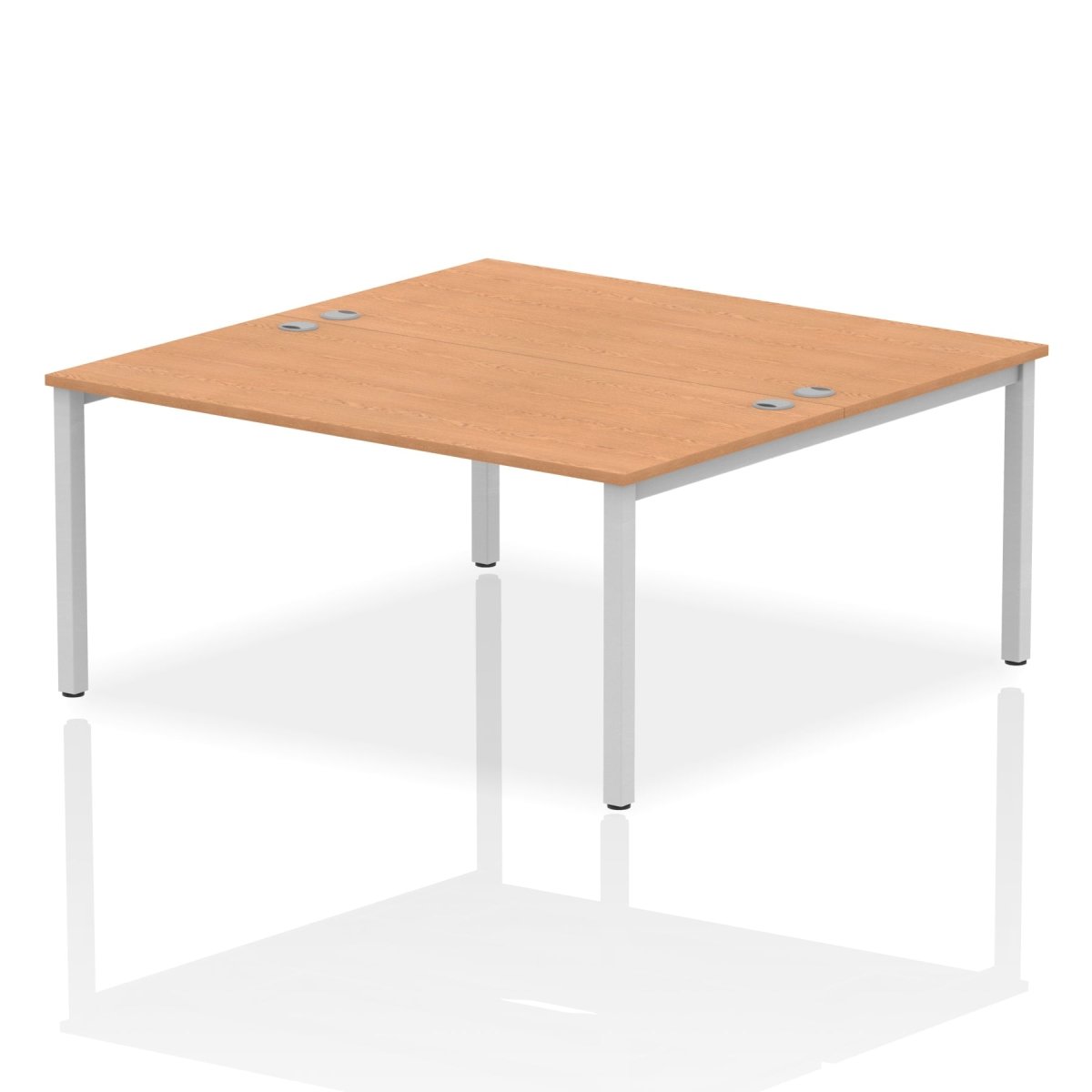 Office furniture impulse-b2b-2-person-bench-desk Dynamic  Maple Desk Colour 140 Wide