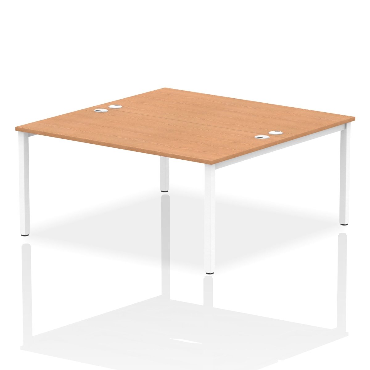 Office furniture impulse-b2b-2-person-bench-desk Dynamic  Maple Desk Colour 140 Wide