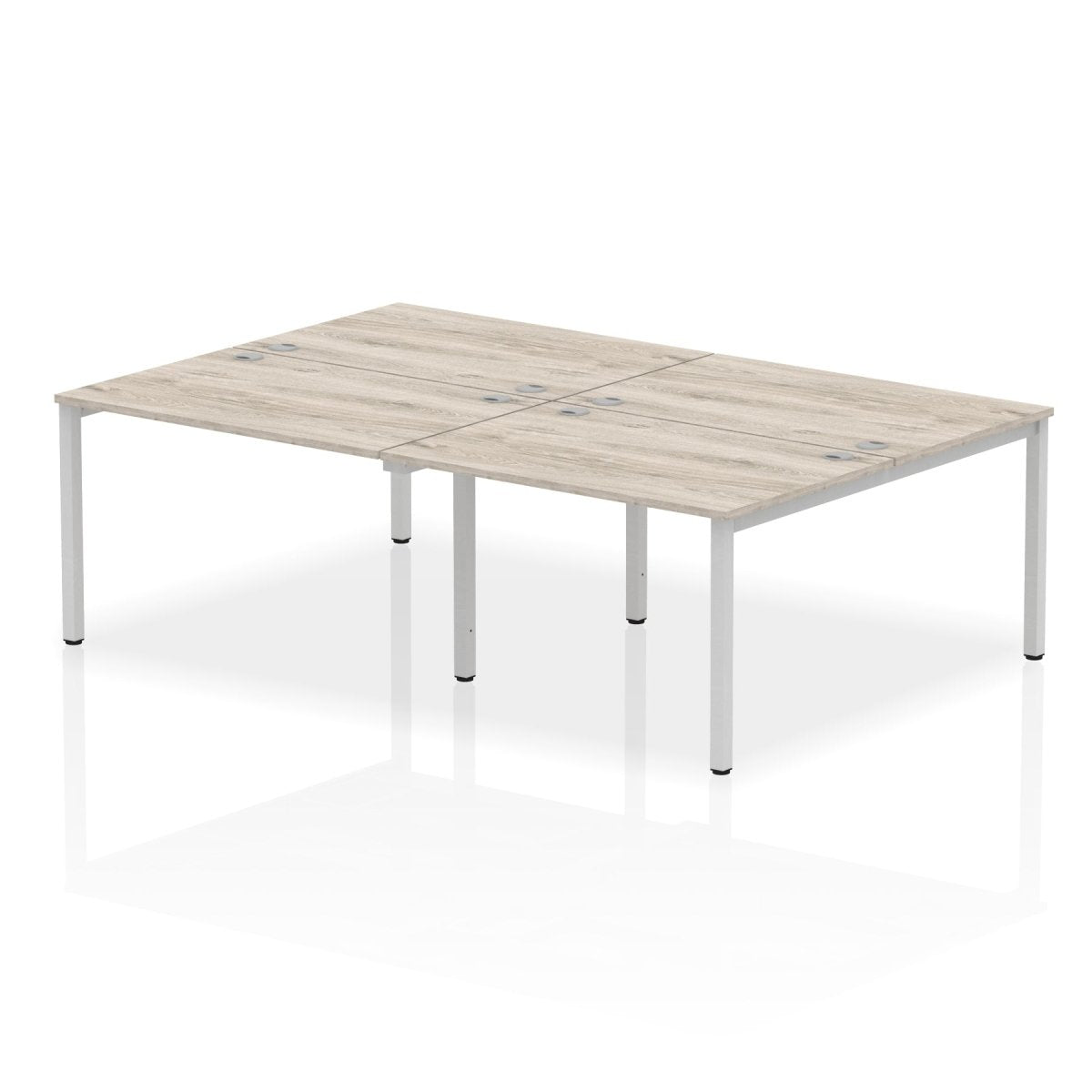 Office furniture impulse-b2b-4-person-bench-desk Dynamic  Beech Desk Colour 240 Wide
