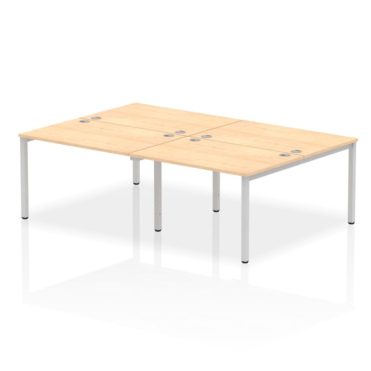 Office furniture impulse-b2b-4-person-bench-desk Dynamic  Beech Desk Colour 280 Wide