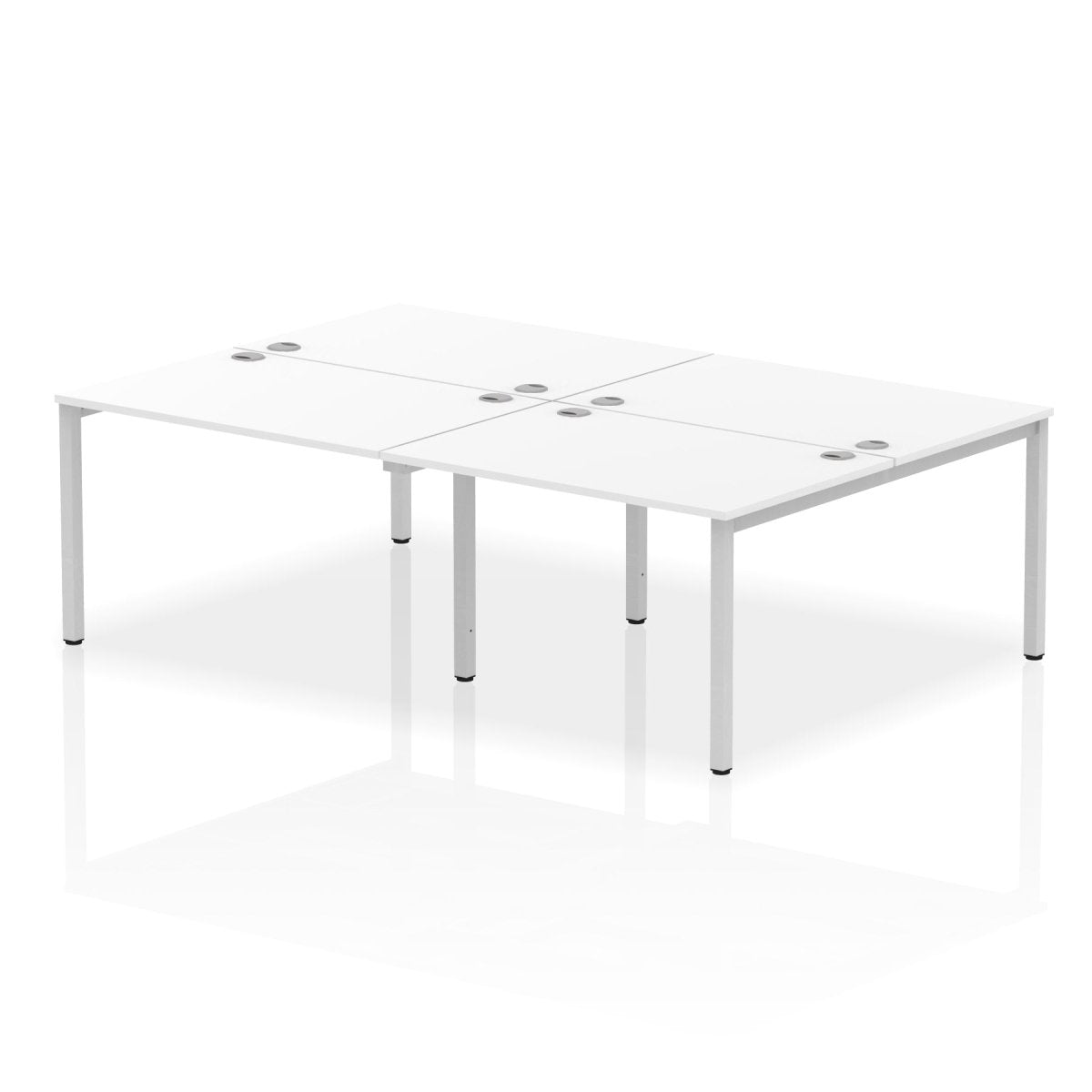 Office furniture impulse-b2b-4-person-bench-desk Dynamic  Beech Desk Colour 320 Wide