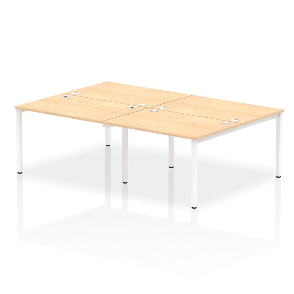 Office furniture impulse-b2b-4-person-bench-desk Dynamic  Grey Oak Desk Colour 280 Wide