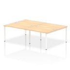 Office furniture impulse-b2b-4-person-bench-desk Dynamic  Grey Oak Desk Colour 280 Wide