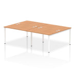 Office furniture impulse-b2b-4-person-bench-desk Dynamic  Grey Oak Desk Colour 280 Wide