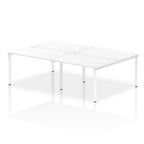 Office furniture impulse-b2b-4-person-bench-desk Dynamic  Grey Oak Desk Colour 320 Wide