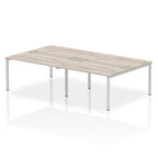Office furniture impulse-b2b-4-person-bench-desk Dynamic  Maple Desk Colour 240 Wide