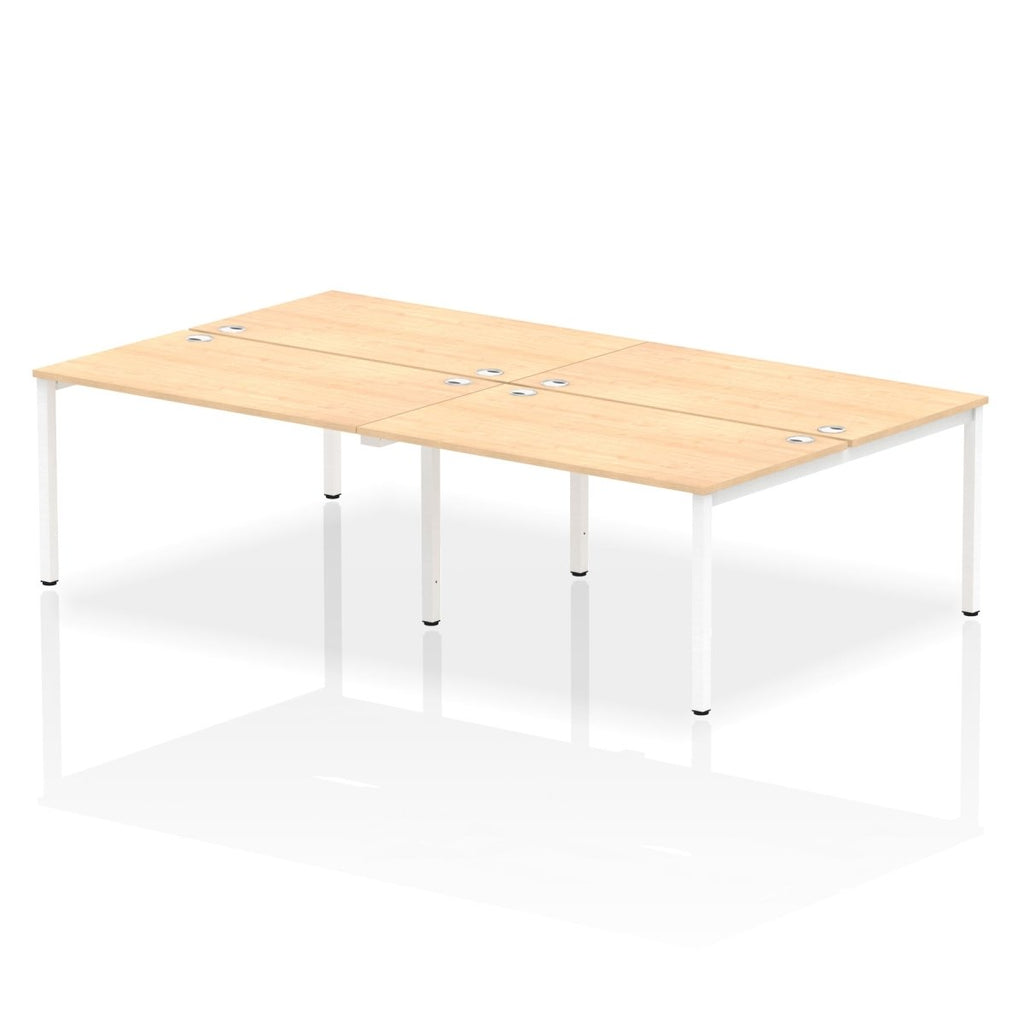 Office furniture impulse-b2b-4-person-bench-desk Dynamic  Oak Desk Colour 280 Wide