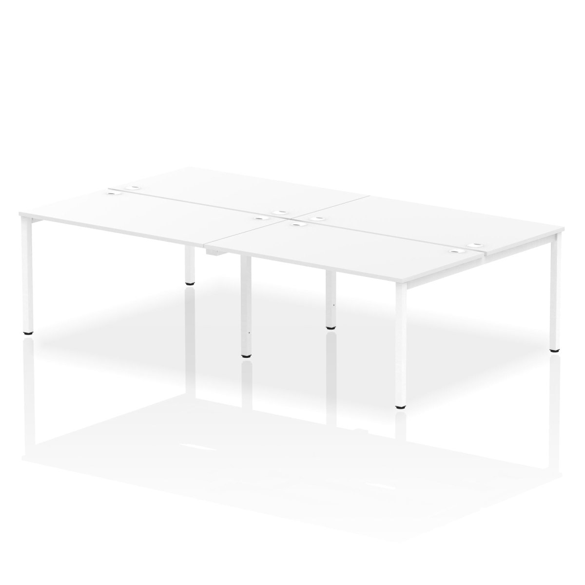Office furniture impulse-b2b-4-person-bench-desk Dynamic  Oak Desk Colour 320 Wide