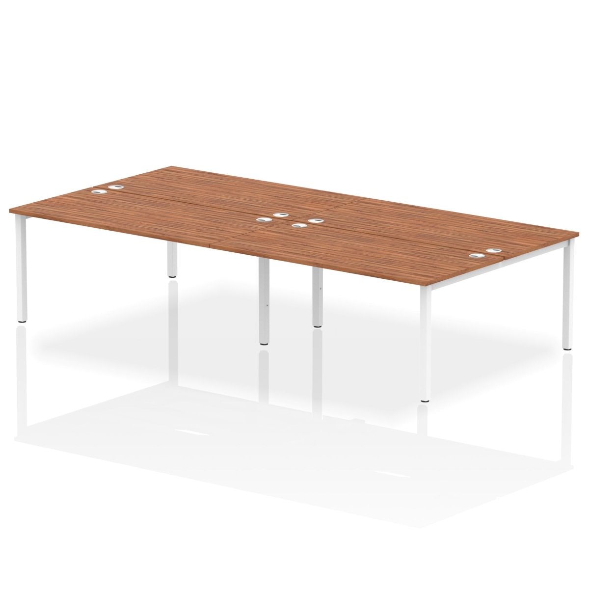 Office furniture impulse-b2b-4-person-bench-desk Dynamic  White Desk Colour 320 Wide