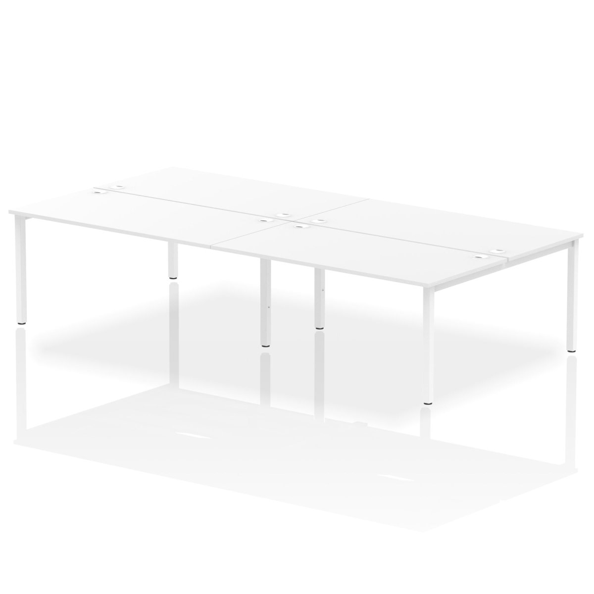 Office furniture impulse-b2b-4-person-bench-desk Dynamic  White Desk Colour 320 Wide