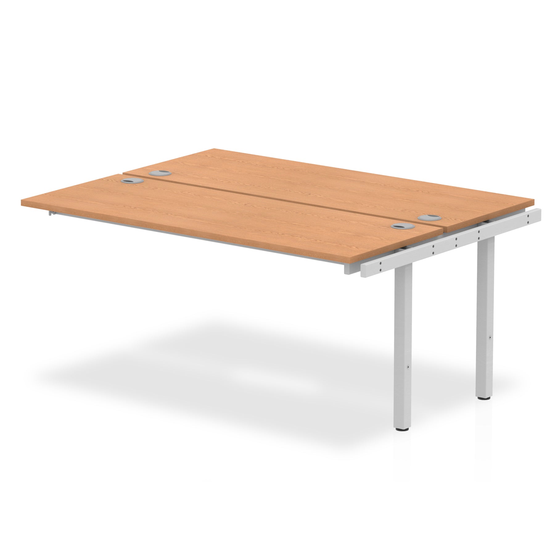 Office furniture impulse-b2b-ext-kit-bench-desk Dynamic  Oak Desk Colour 120 Wide