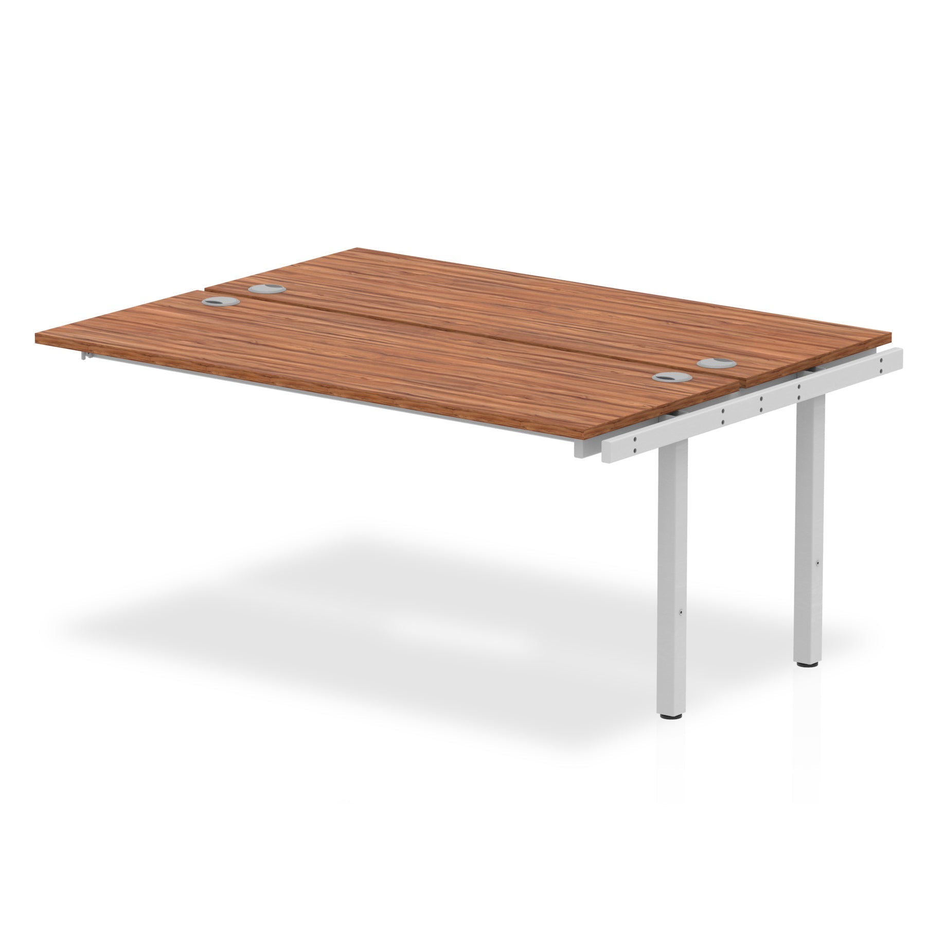Office furniture impulse-b2b-ext-kit-bench-desk Dynamic  Walnut Desk Colour 120 Wide