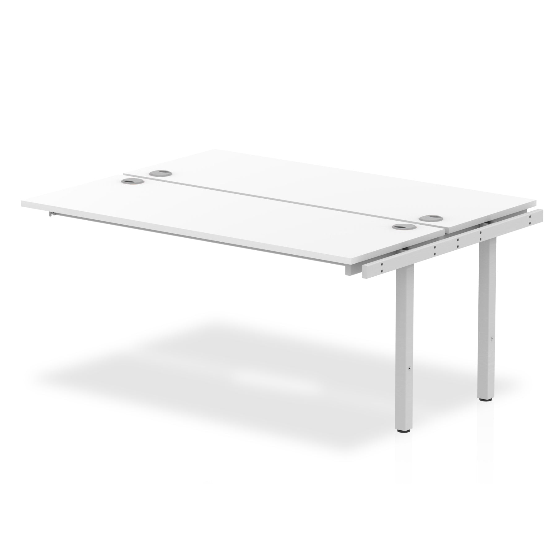 Office furniture impulse-b2b-ext-kit-bench-desk Dynamic  White Desk Colour 120 Wide
