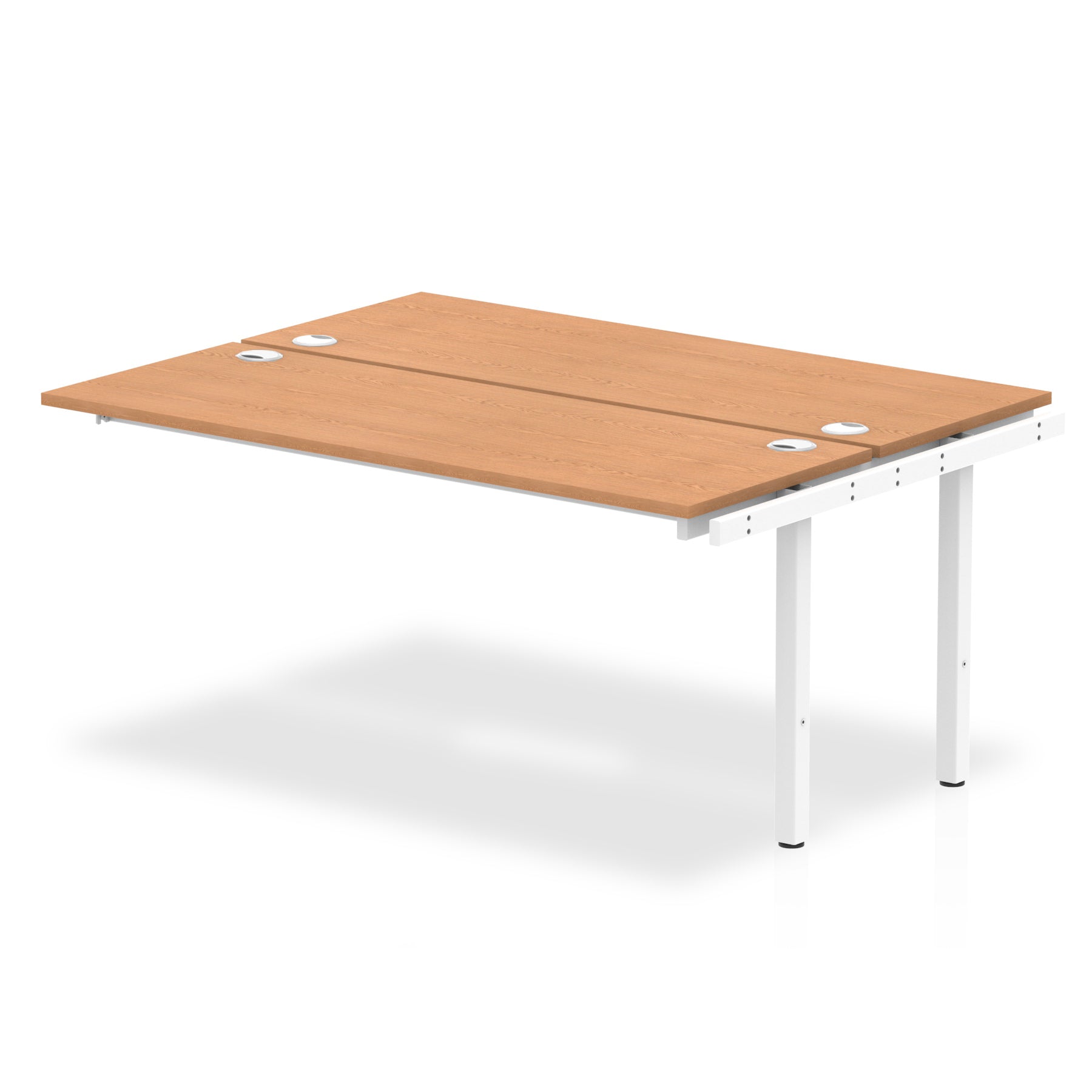 Office furniture impulse-b2b-ext-kit-bench-desk Dynamic  Maple Desk Colour 120 Wide
