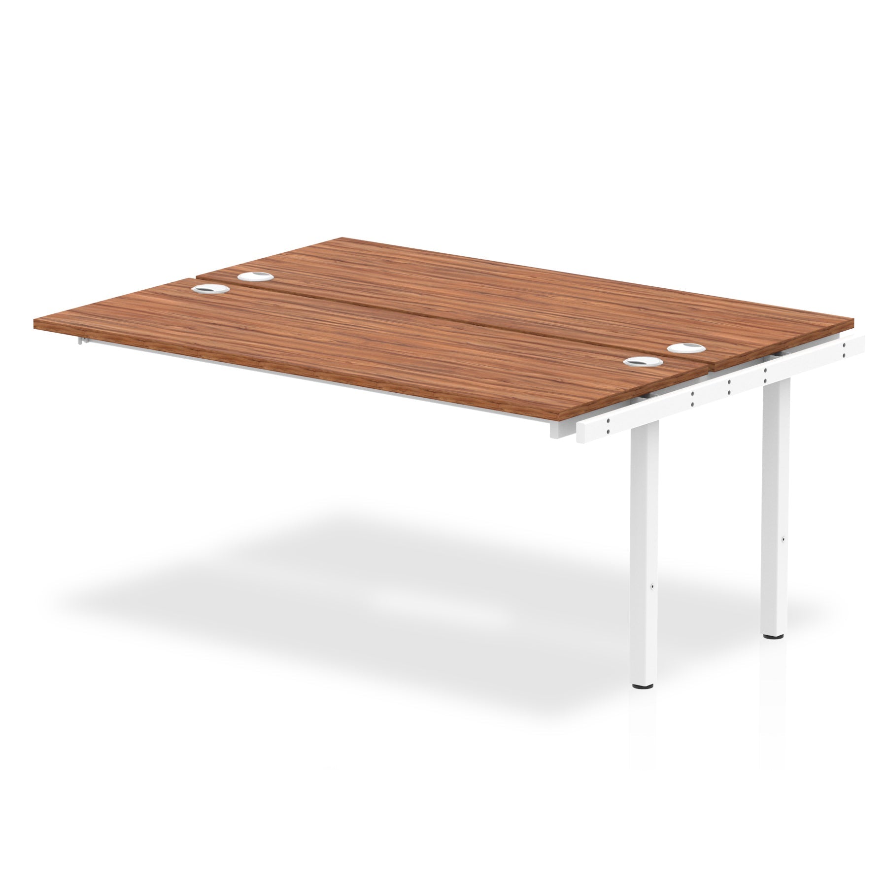 Office furniture impulse-b2b-ext-kit-bench-desk Dynamic  Walnut Desk Colour 120 Wide