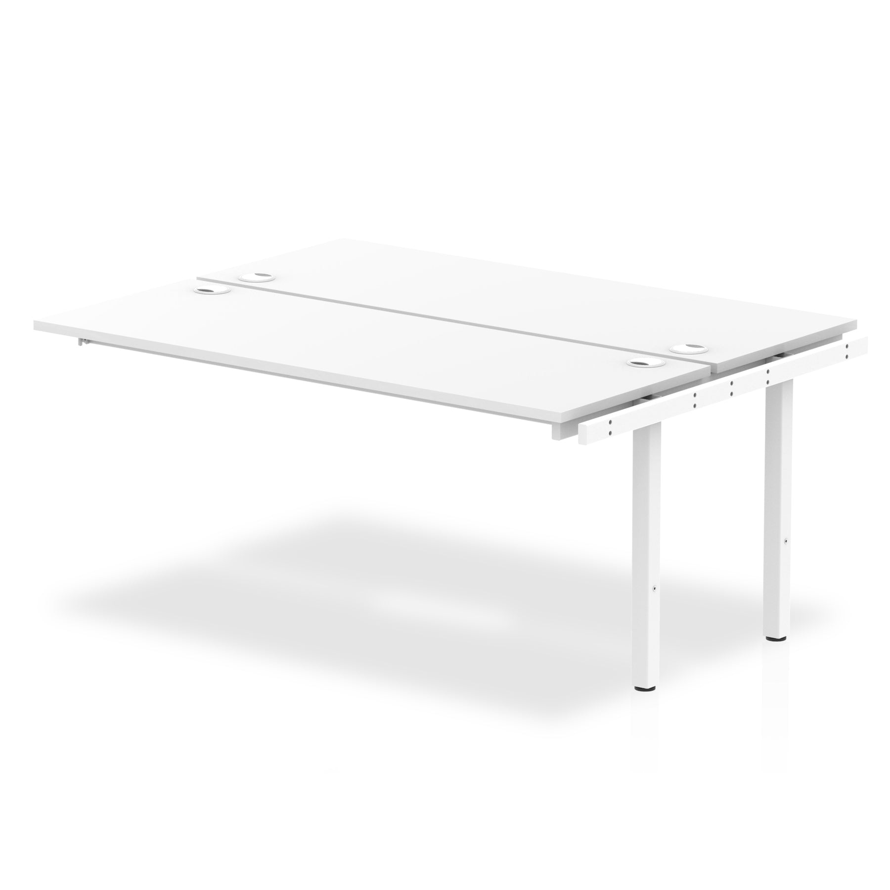Office furniture impulse-b2b-ext-kit-bench-desk Dynamic  White Desk Colour 120 Wide