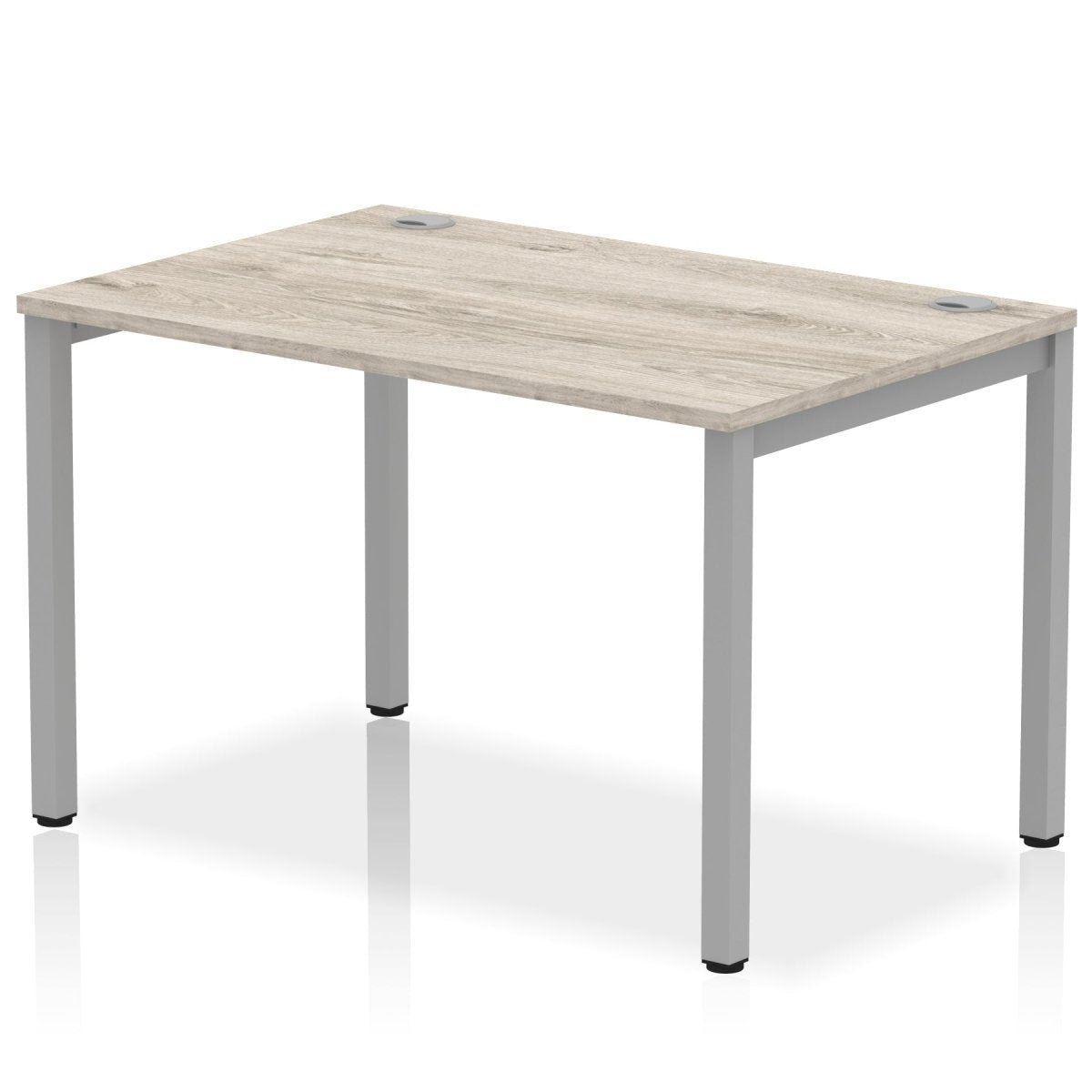 Office furniture impulse-single-starter-bench-desk Dynamic  Grey Oak Desk Colour 120 Wide
