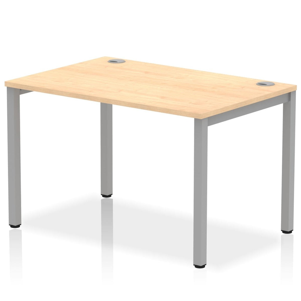 Office furniture impulse-single-starter-bench-desk Dynamic  Maple Desk Colour 120 Wide