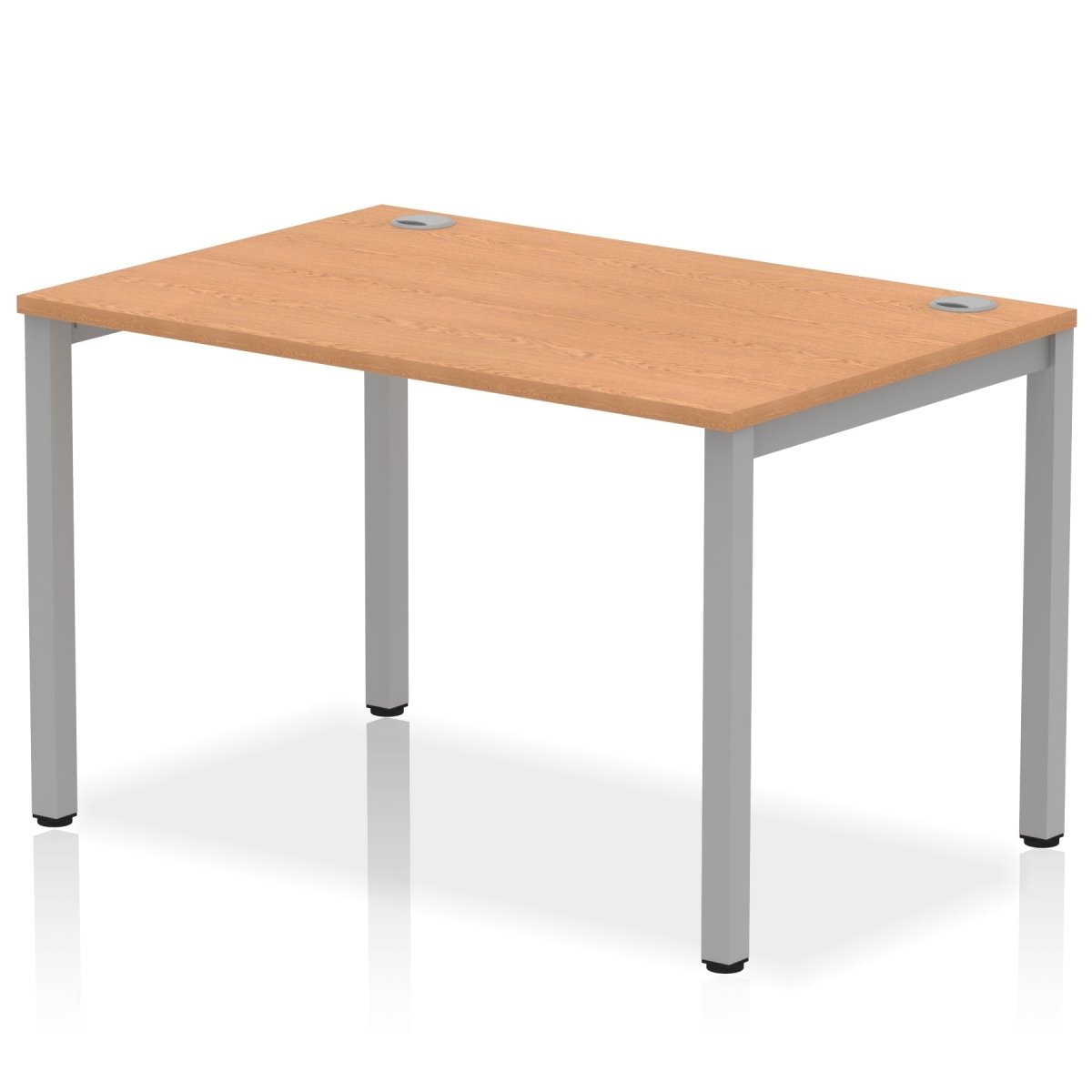 Office furniture impulse-single-starter-bench-desk Dynamic  Oak Desk Colour 120 Wide