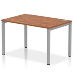 Office furniture impulse-single-starter-bench-desk Dynamic  Walnut Desk Colour 120 Wide