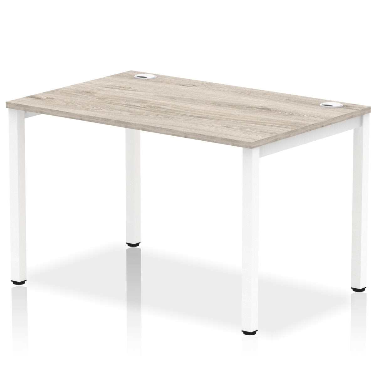 Office furniture impulse-single-starter-bench-desk Dynamic  Grey Oak Desk Colour 120 Wide