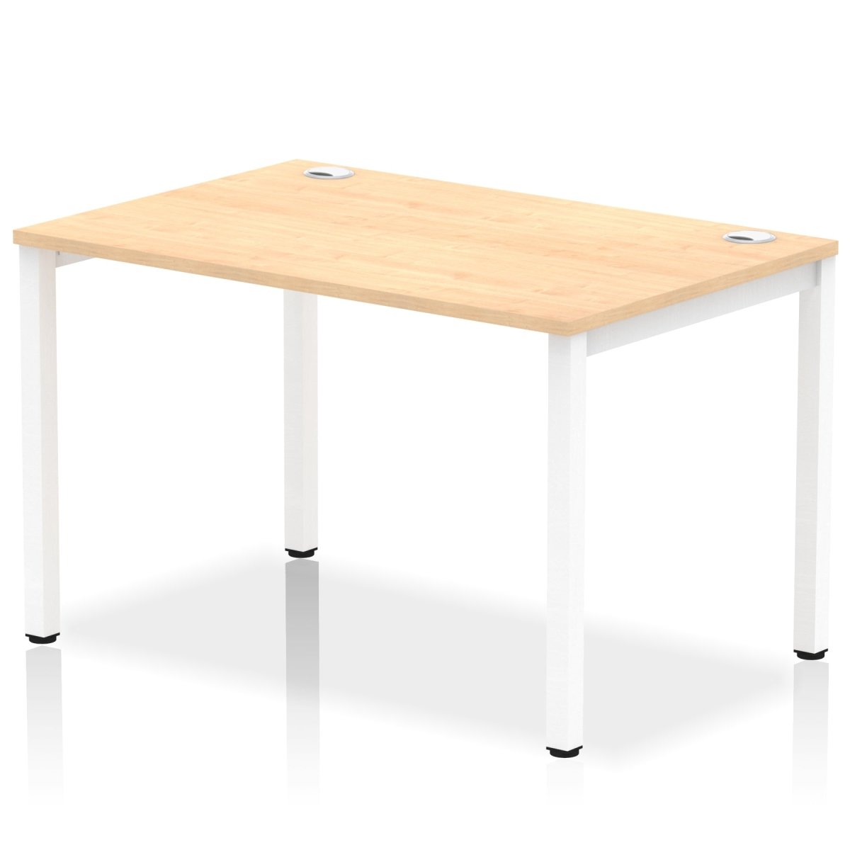 Office furniture impulse-single-starter-bench-desk Dynamic  Maple Desk Colour 120 Wide