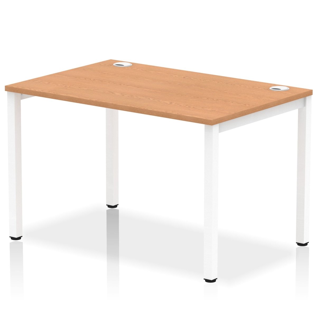 Office furniture impulse-single-starter-bench-desk Dynamic  Oak Desk Colour 120 Wide