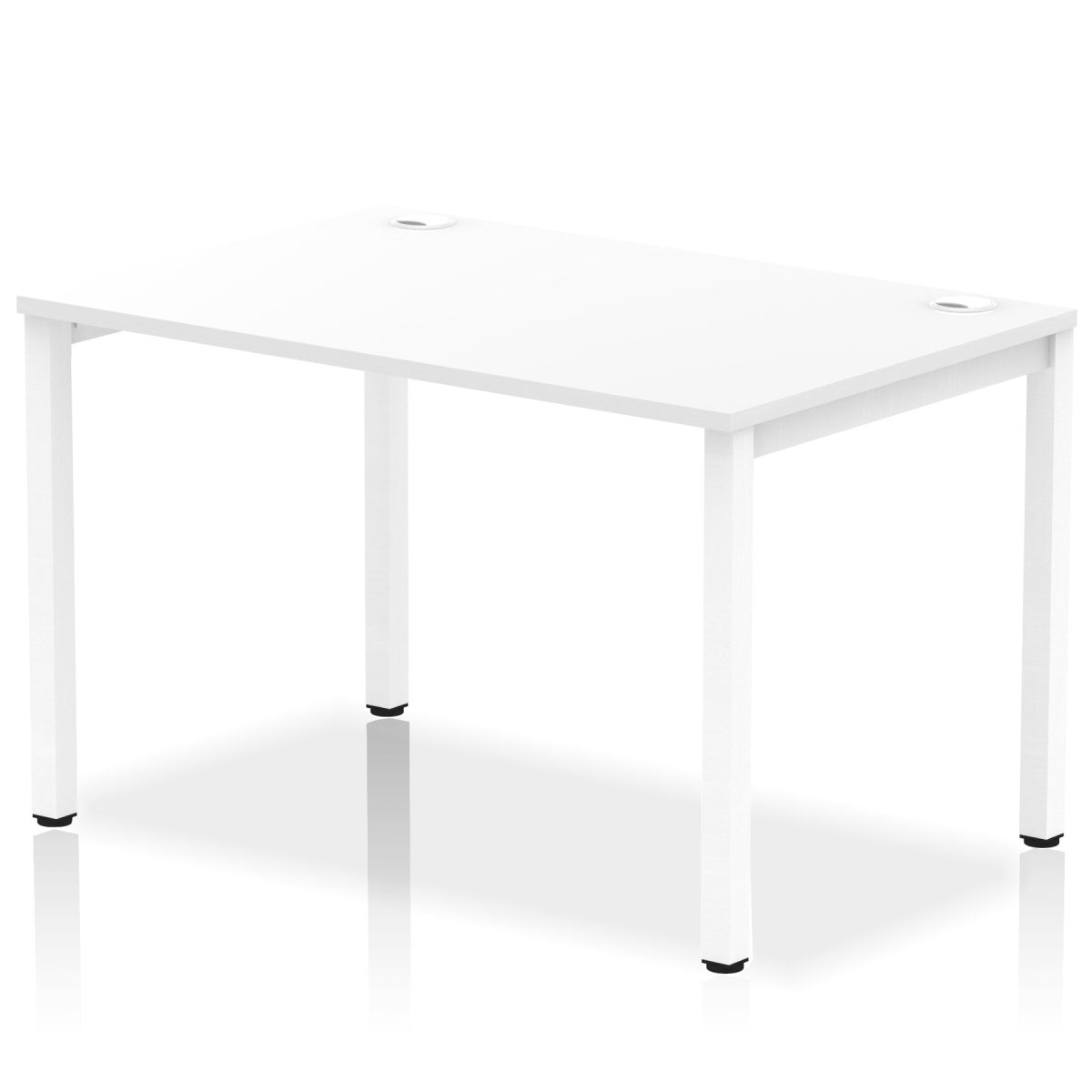 Office furniture impulse-single-starter-bench-desk Dynamic  White Desk Colour 120 Wide