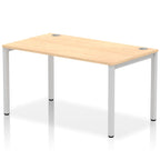 Office furniture impulse-single-starter-bench-desk Dynamic  Maple Desk Colour 140 Wide