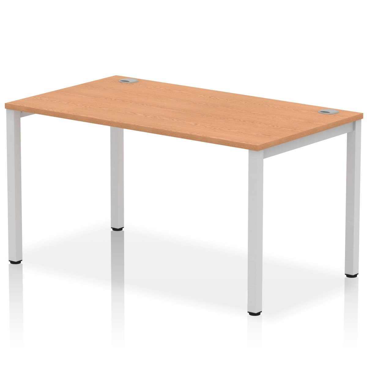 Office furniture impulse-single-starter-bench-desk Dynamic  Oak Desk Colour 140 Wide