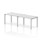 Office furniture impulse-single-row-2-person-bench-desk Dynamic  White Desk Colour 240 Wide