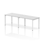 Office furniture impulse-single-row-2-person-bench-desk Dynamic  White Desk Colour 240 Wide