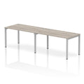 Office furniture impulse-single-row-2-person-bench-desk Dynamic  Grey Oak Desk Colour 280 Wide