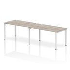 Office furniture impulse-single-row-2-person-bench-desk Dynamic  Grey Oak Desk Colour 280 Wide