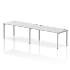 Office furniture impulse-single-row-2-person-bench-desk Dynamic  White Desk Colour 320 Wide