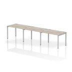 Office furniture impulse-single-row-3-person-bench-desk Dynamic  Grey Oak Desk Colour 360 Wide