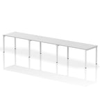 Office furniture impulse-single-row-3-person-bench-desk Dynamic  White Desk Colour 420 Wide
