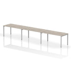 Office furniture impulse-single-row-3-person-bench-desk Dynamic  Grey Oak Desk Colour 480 Wide